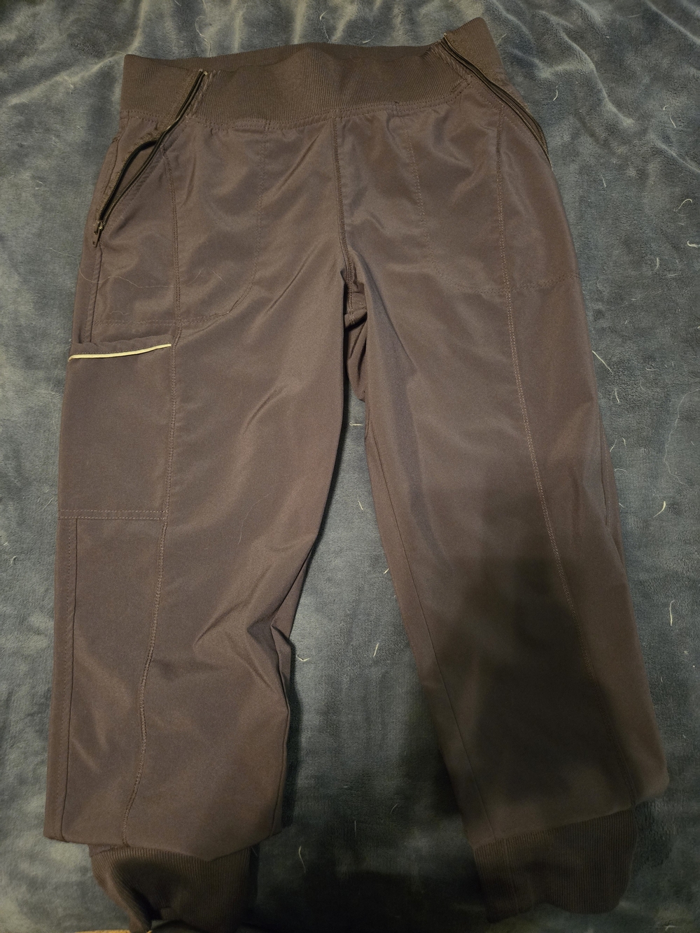 Women's Gray Jogger Scrub Pants - Comfortable Stretch Fit